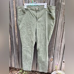 Olive Rockstar Skinny Jeans